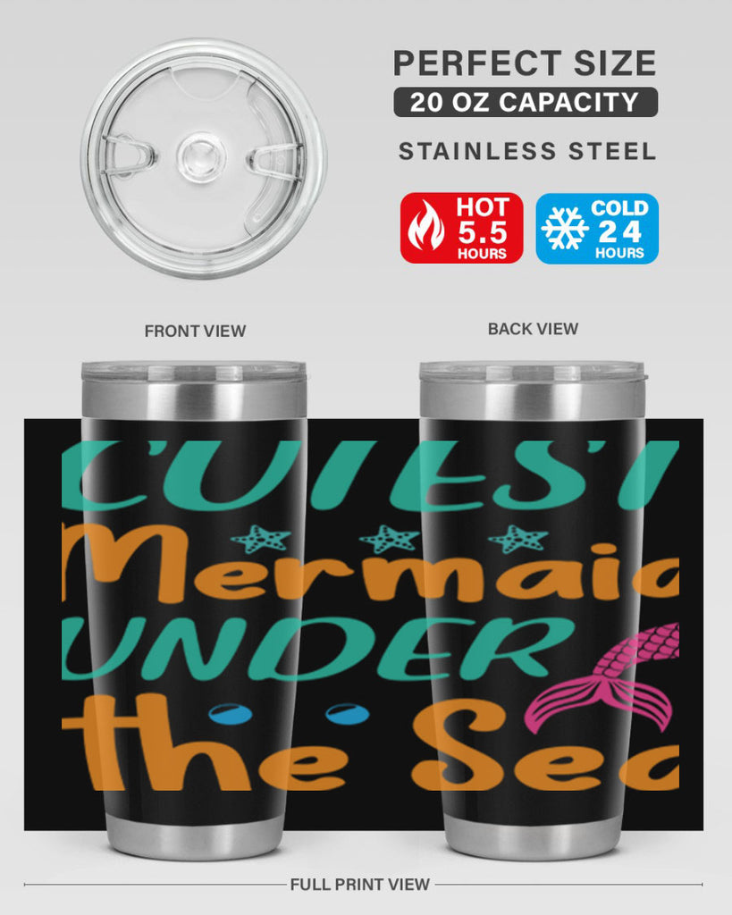 Cutest Mermaid Under the Sea 107#- mermaid- Tumbler