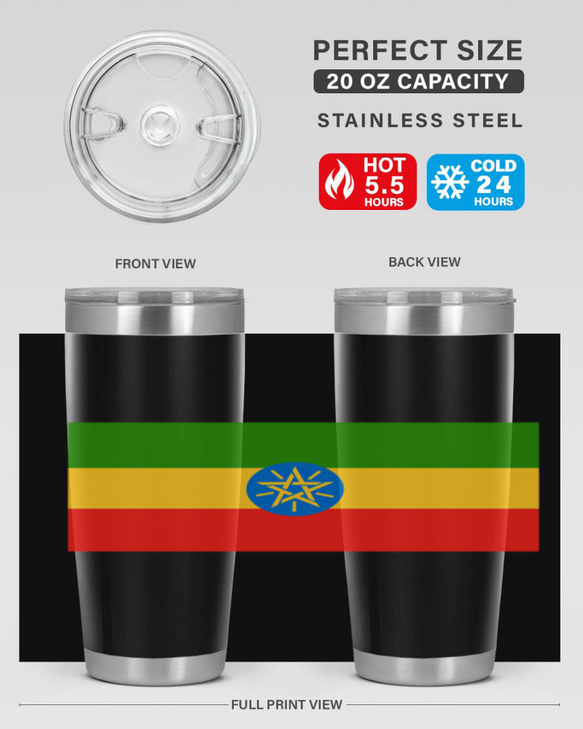 Ethiopia 140#- world flags- Tumbler