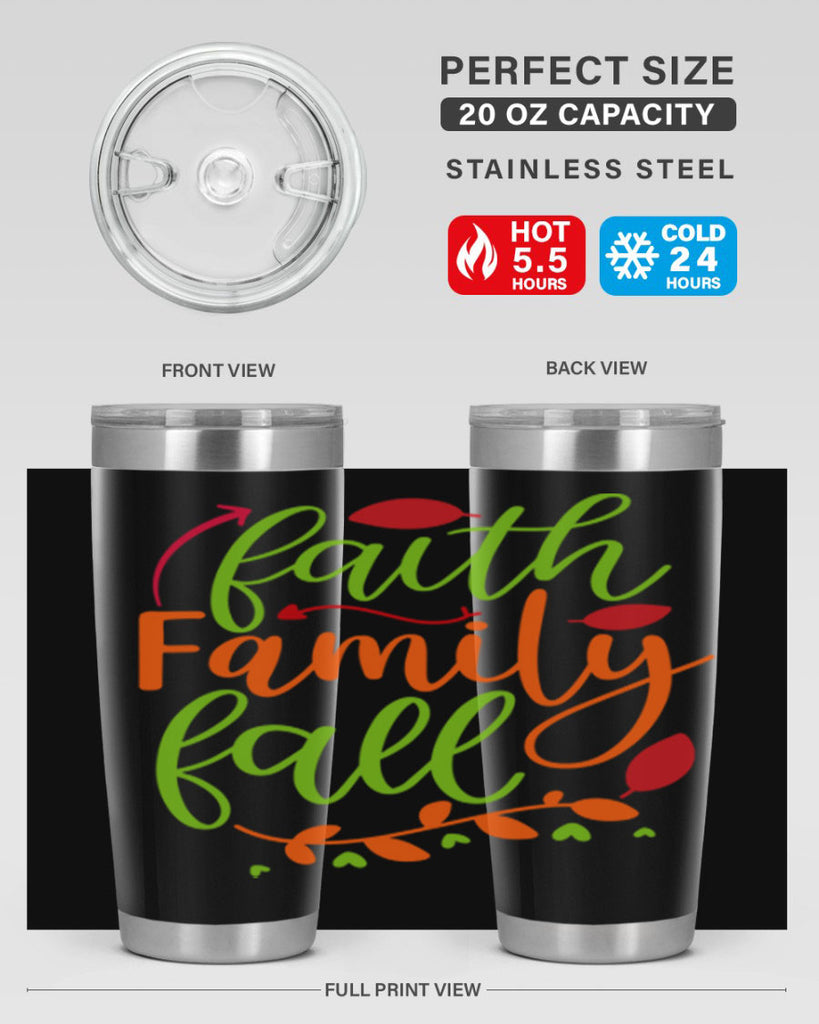 Faith Family Fall 82#- fall- Tumbler
