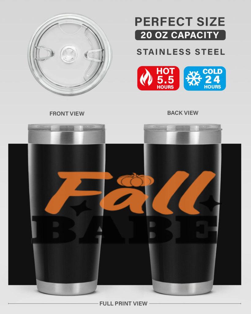 Fall Babe 89#- fall- Tumbler
