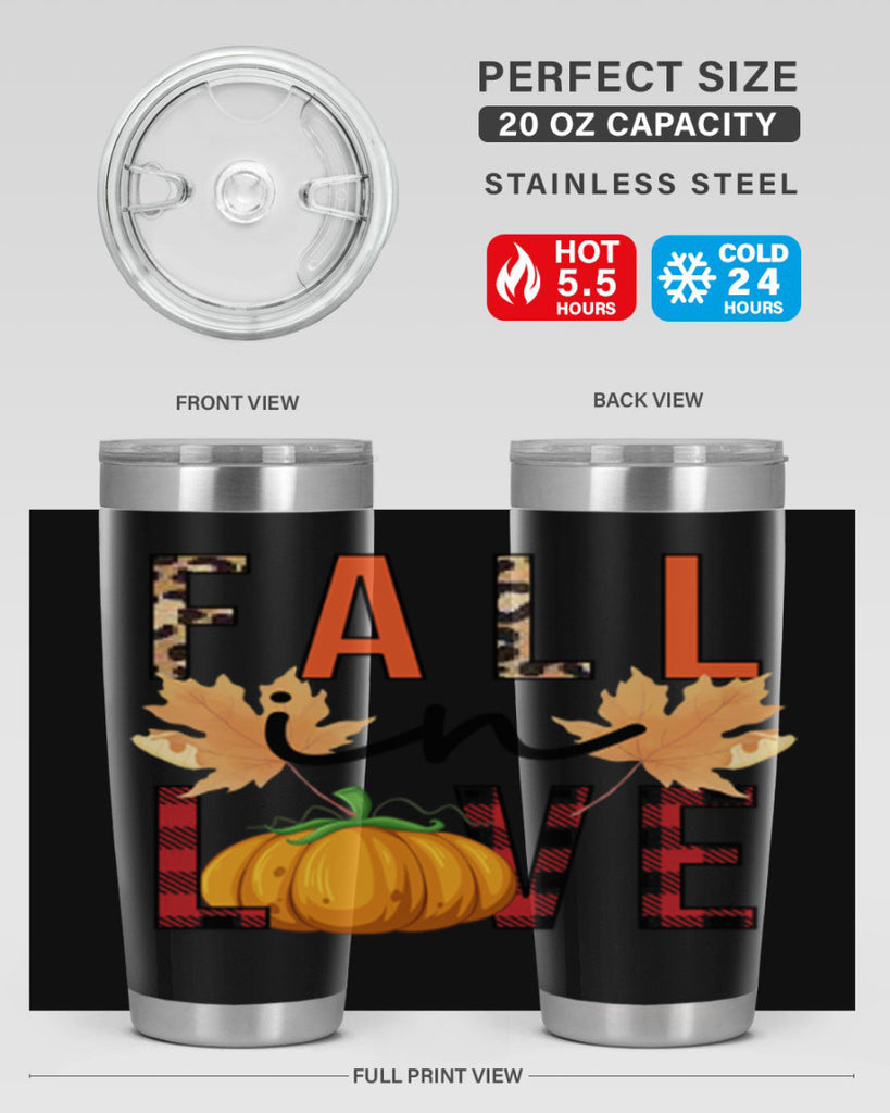 Fall in Love 104#- fall- Tumbler