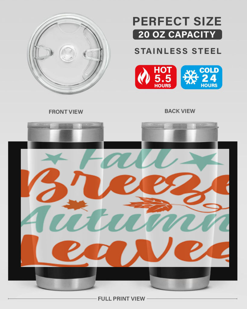 FallBreezeAutumnLeaves 147#- fall- Tumbler