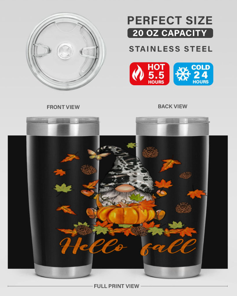 FallGnomeHelloAutumn 150#- fall- Tumbler