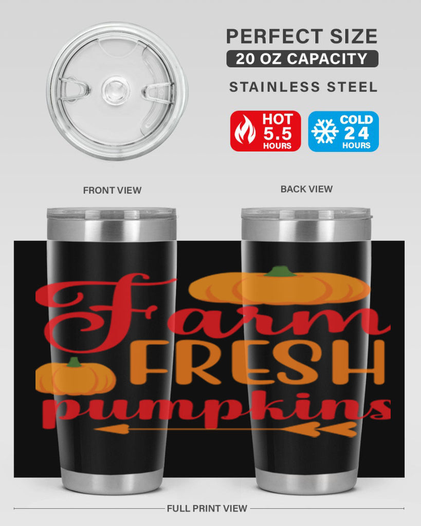 FarmFreshPumpkins 177#- fall- Tumbler