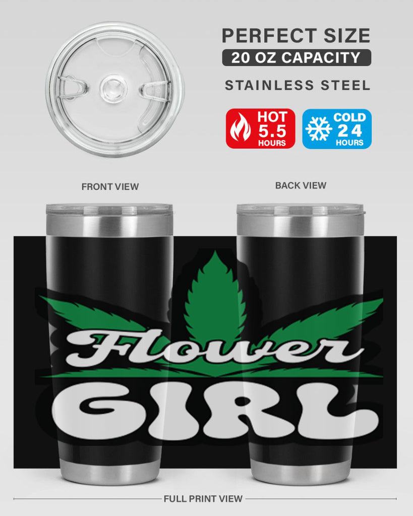 Flower girl 85#- marijuana- Tumbler