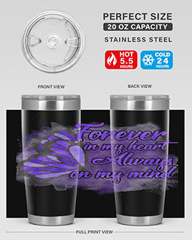 Forever In My Hear Alzheimer 149#- alzheimers- Tumbler