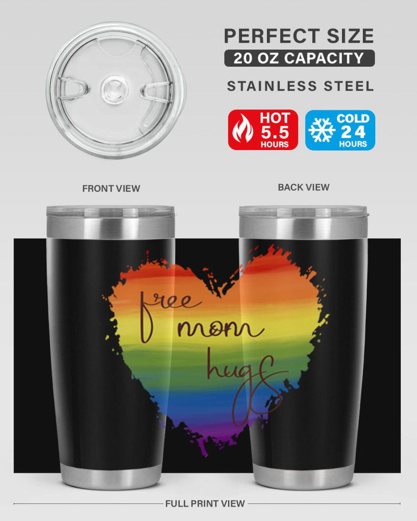 Free Mom Hugs Rainbow Pride Lgbt Png 35#- lgbt- Tumbler