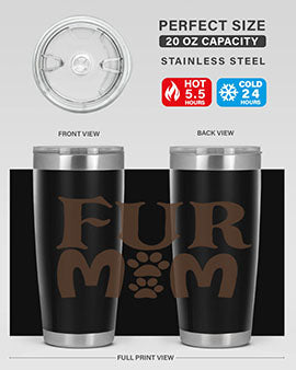 Fur Mom Style 88#- dog- Tumbler