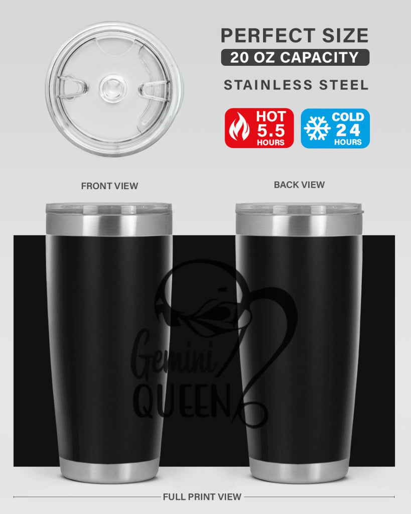 Gemini queen 231#- zodiac- Tumbler