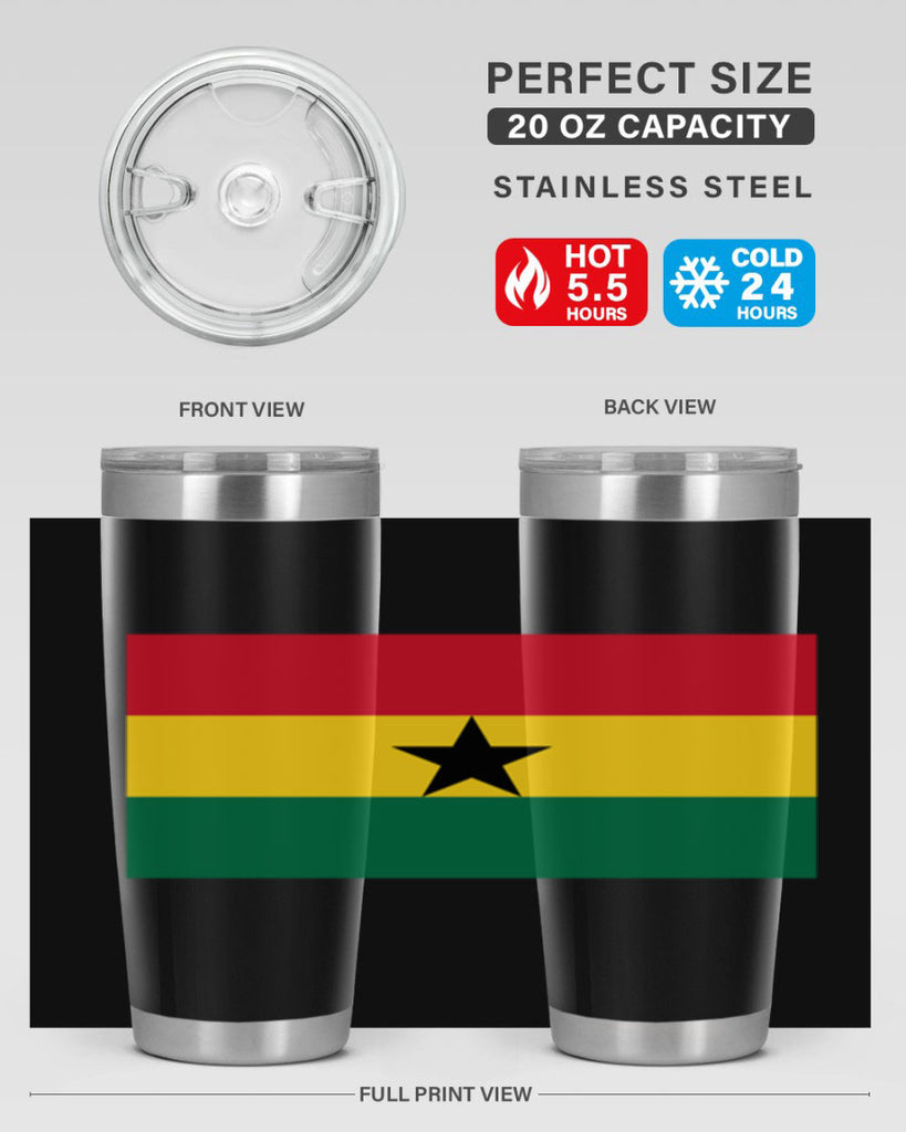Ghana 132#- world flags- Tumbler