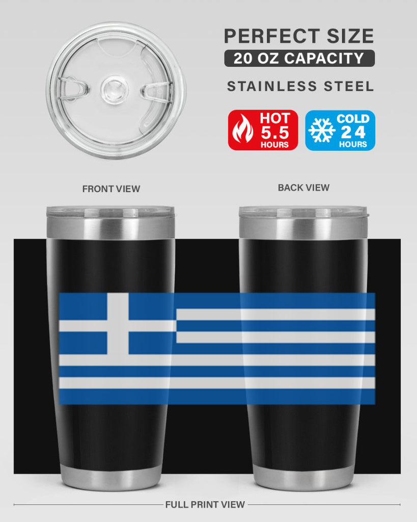 Greece 131#- world flags- Tumbler