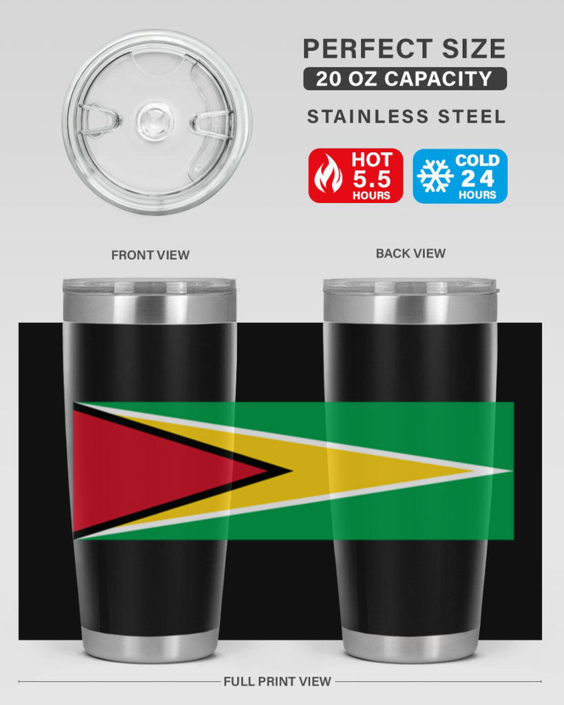 Guyana 126#- world flags- Tumbler