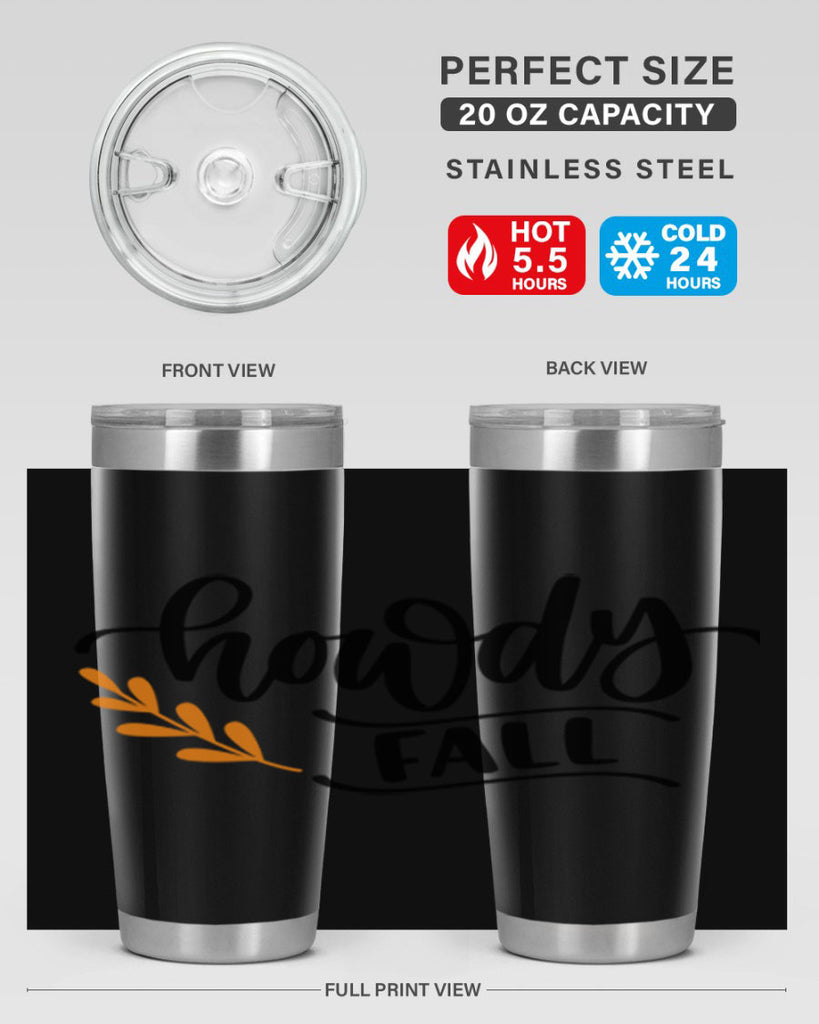 Howdy Fall 496#- fall- Tumbler