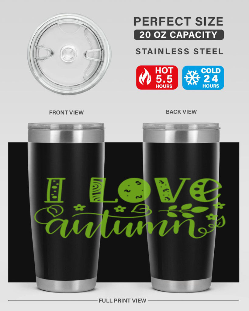 I Love Autumn 325#- fall- Tumbler