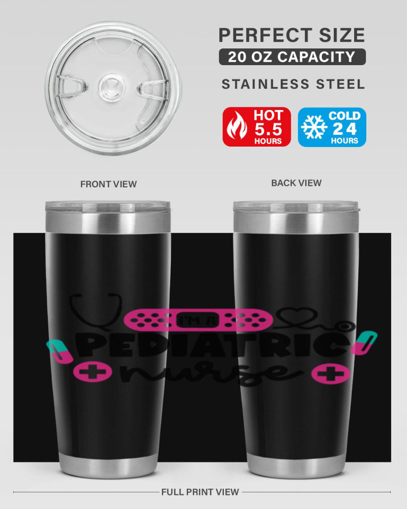 Im A Pediatric Nurse Style Style 154#- nurse- tumbler