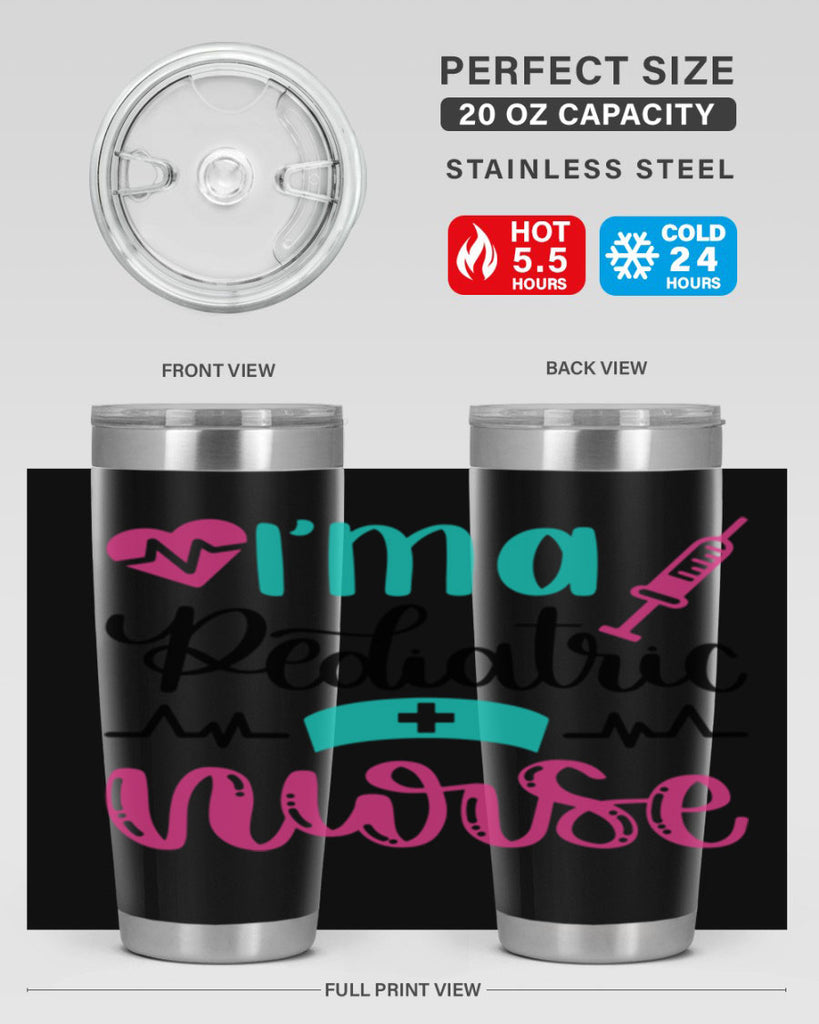 Im A Pediatric Nurse Style Style 155#- nurse- tumbler