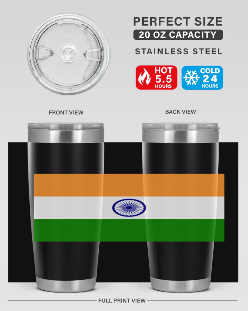 India 121#- world flags- Tumbler