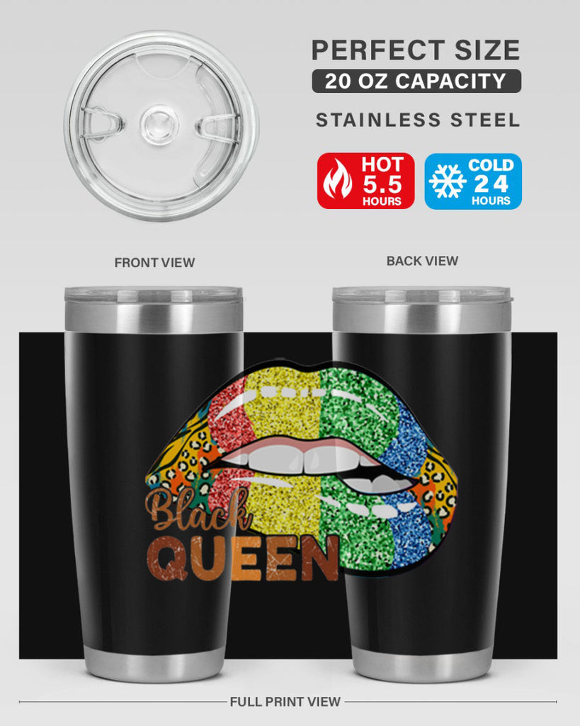 Juneteenth Black Queen Sexy Lip Png 35#- Juneteenth- tumbler