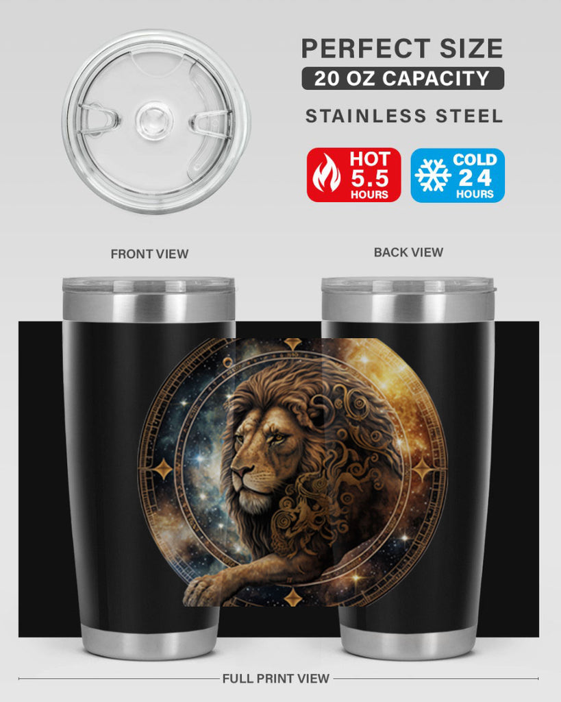 Leo 277#- zodiac- Tumbler