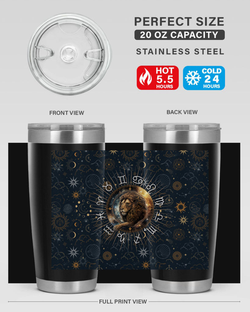 Leo Straight 280#- zodiac- Tumbler