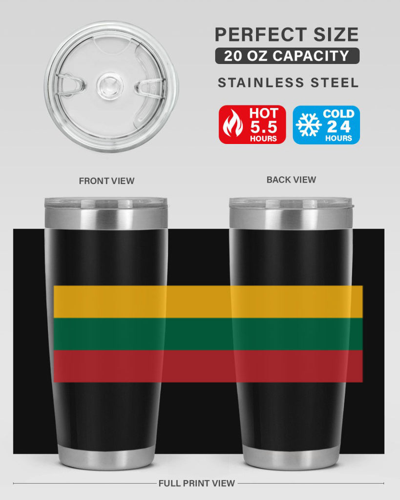 Lithuania 98#- world flags- Tumbler