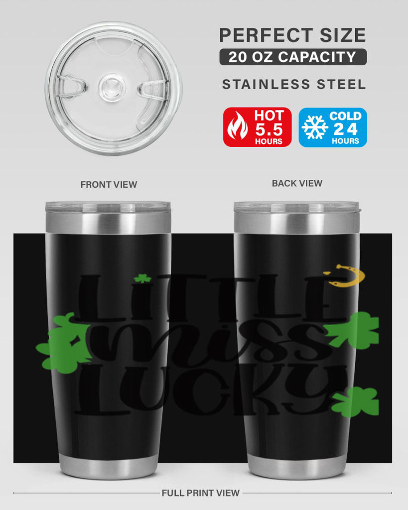 Little Miss Lucky Style 68#- St Patricks Day- Tumbler