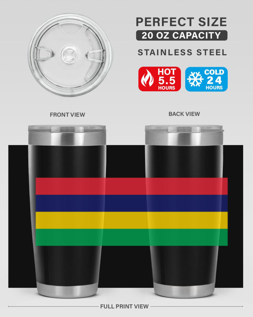 Mauritius 88#- world flags- Tumbler