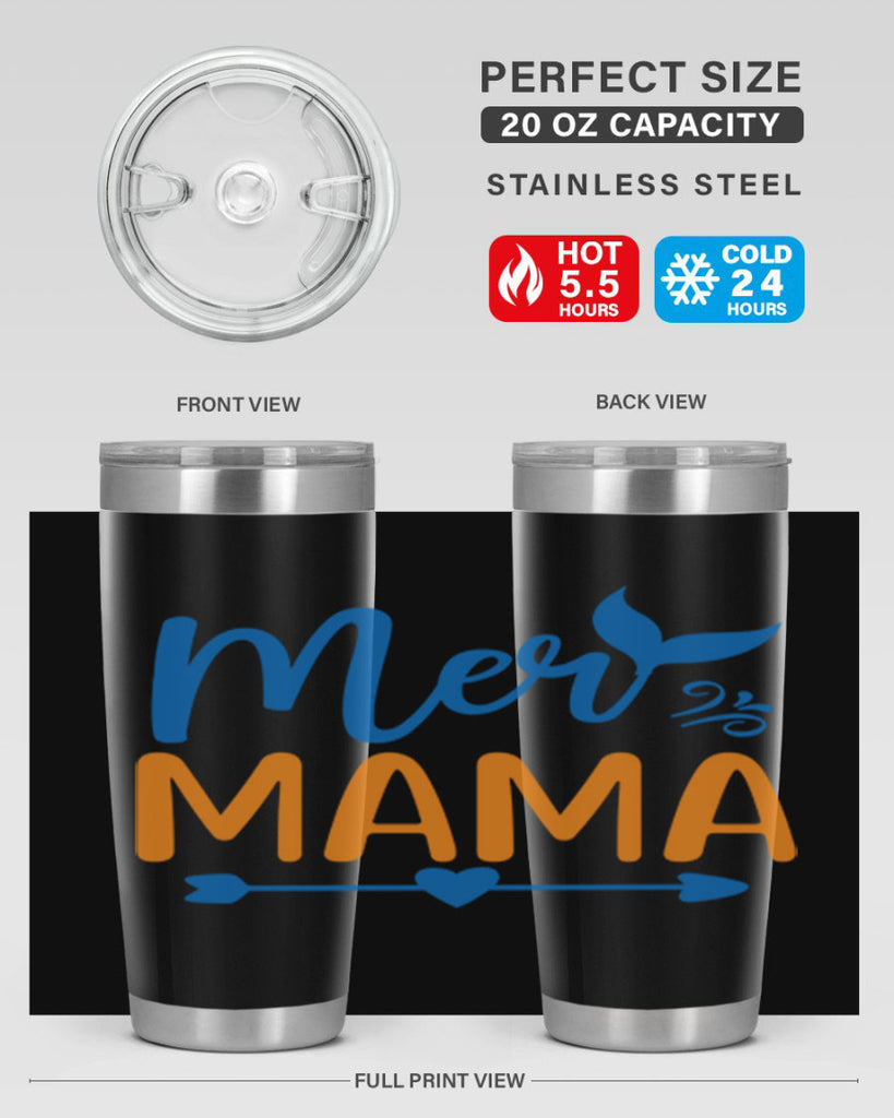 Mer Mama 330#- mermaid- Tumbler