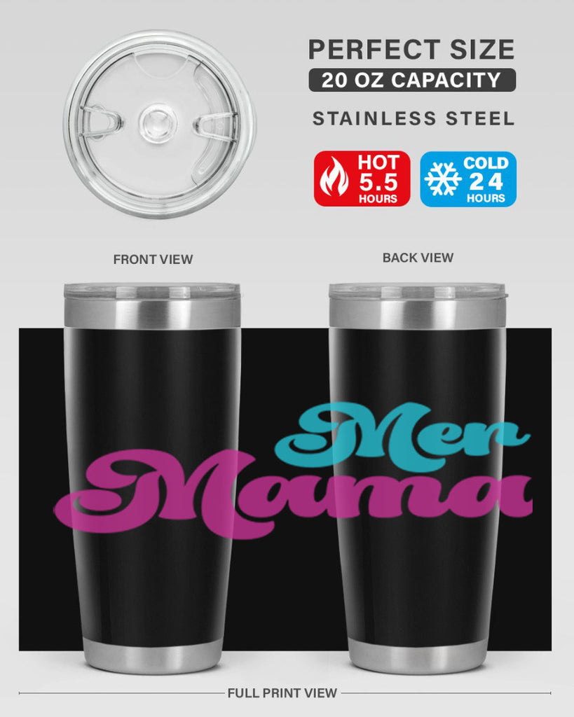 Mer Mama 334#- mermaid- Tumbler