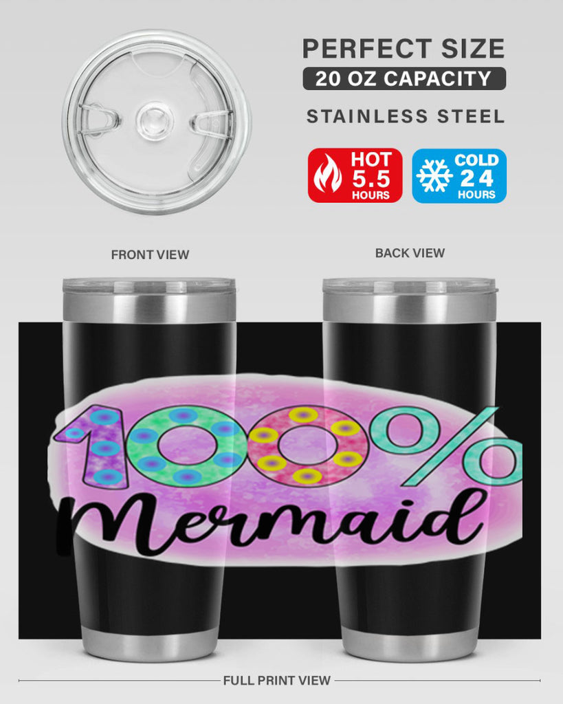 Mermaid 1#- mermaid- Tumbler