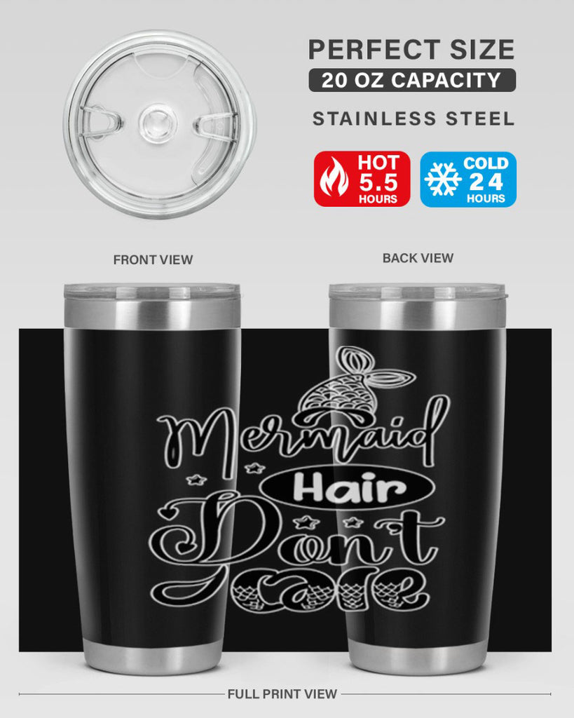 Mermaid Hair Dont Care 407#- mermaid- Tumbler