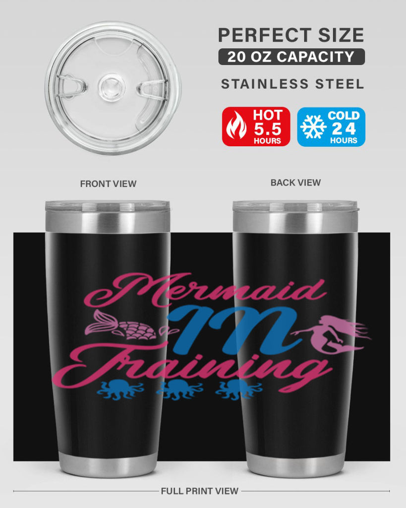 Mermaid In Training 363#- mermaid- Tumbler