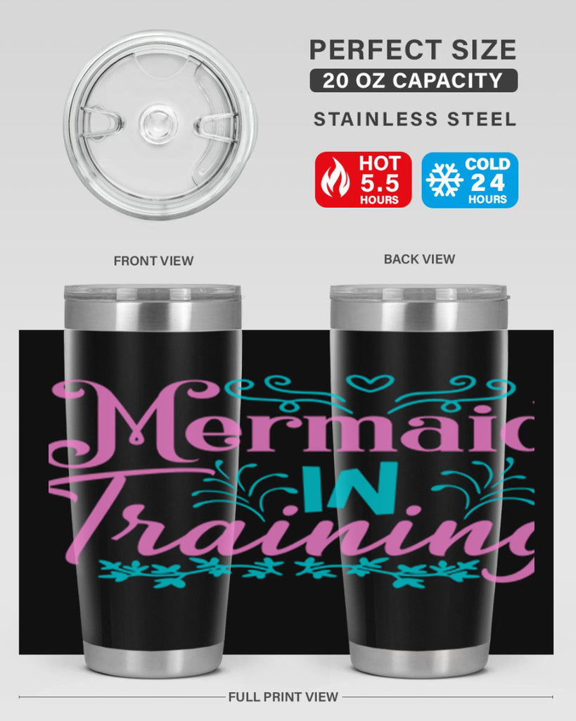 Mermaid In Training 366#- mermaid- Tumbler