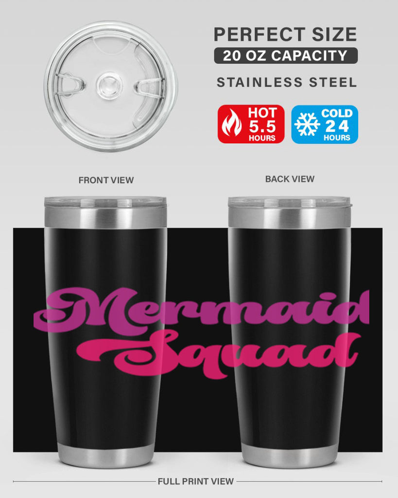 Mermaid Squad 384#- mermaid- Tumbler