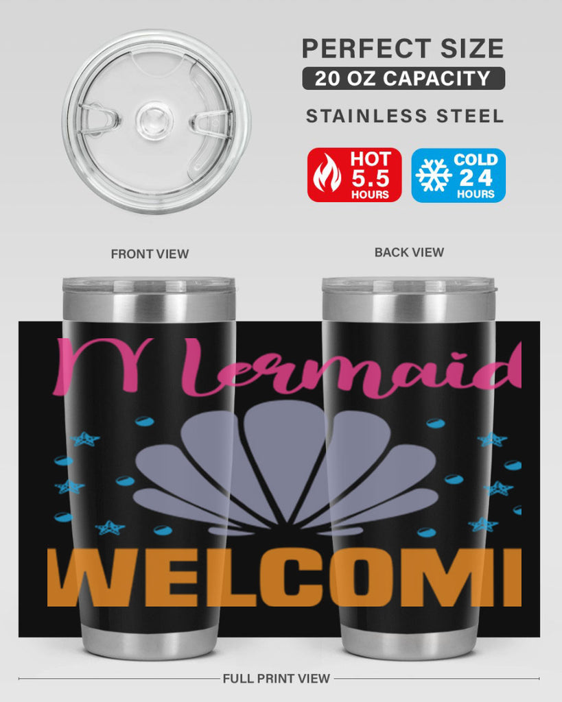 Mermaid Welcome Design 467#- mermaid- Tumbler