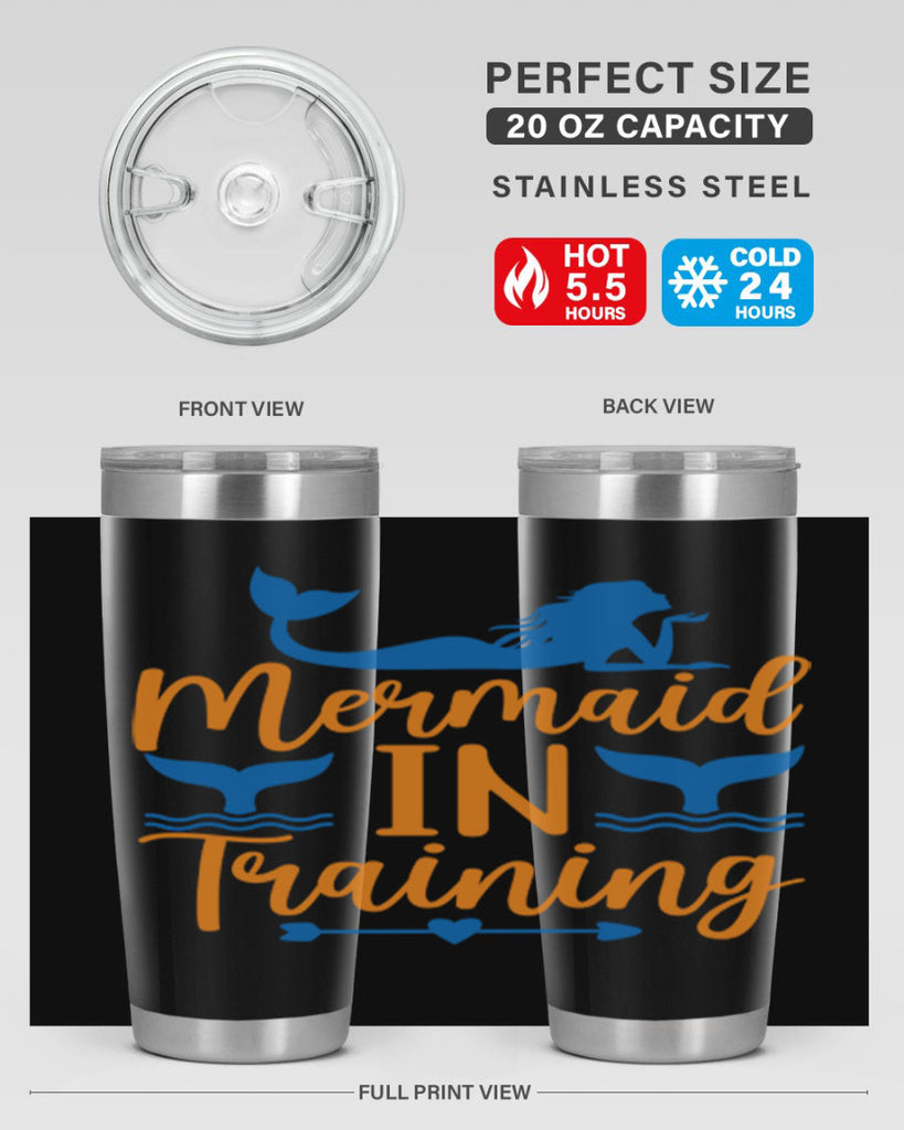 Mermaid in Training 367#- mermaid- Tumbler