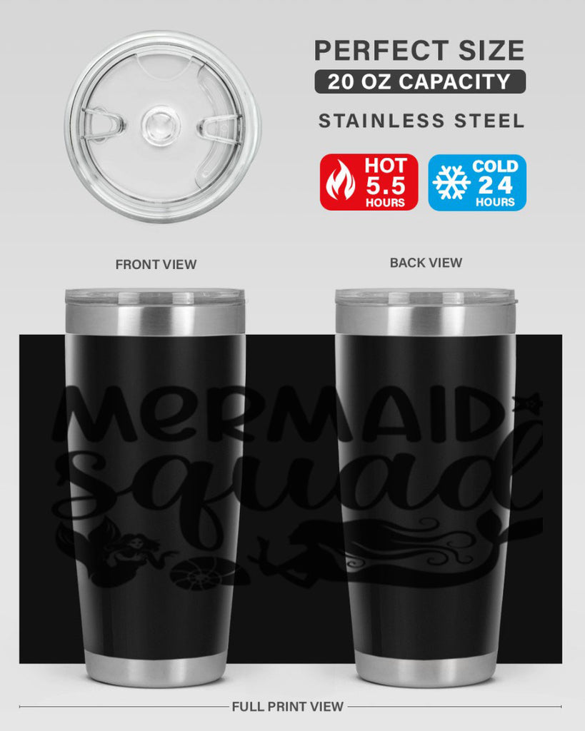 Mermaid squad 447#- mermaid- Tumbler