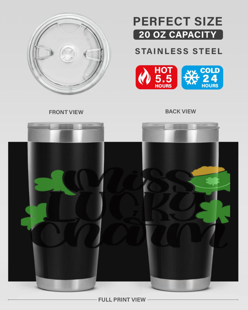Miss Lucky Charm Style 48#- St Patricks Day- Tumbler