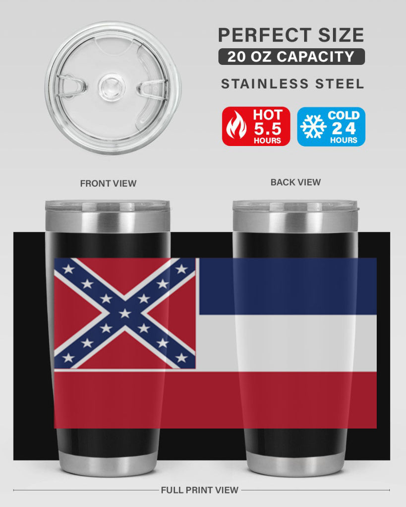 Mississippi 28#- Us Flags- Tumbler