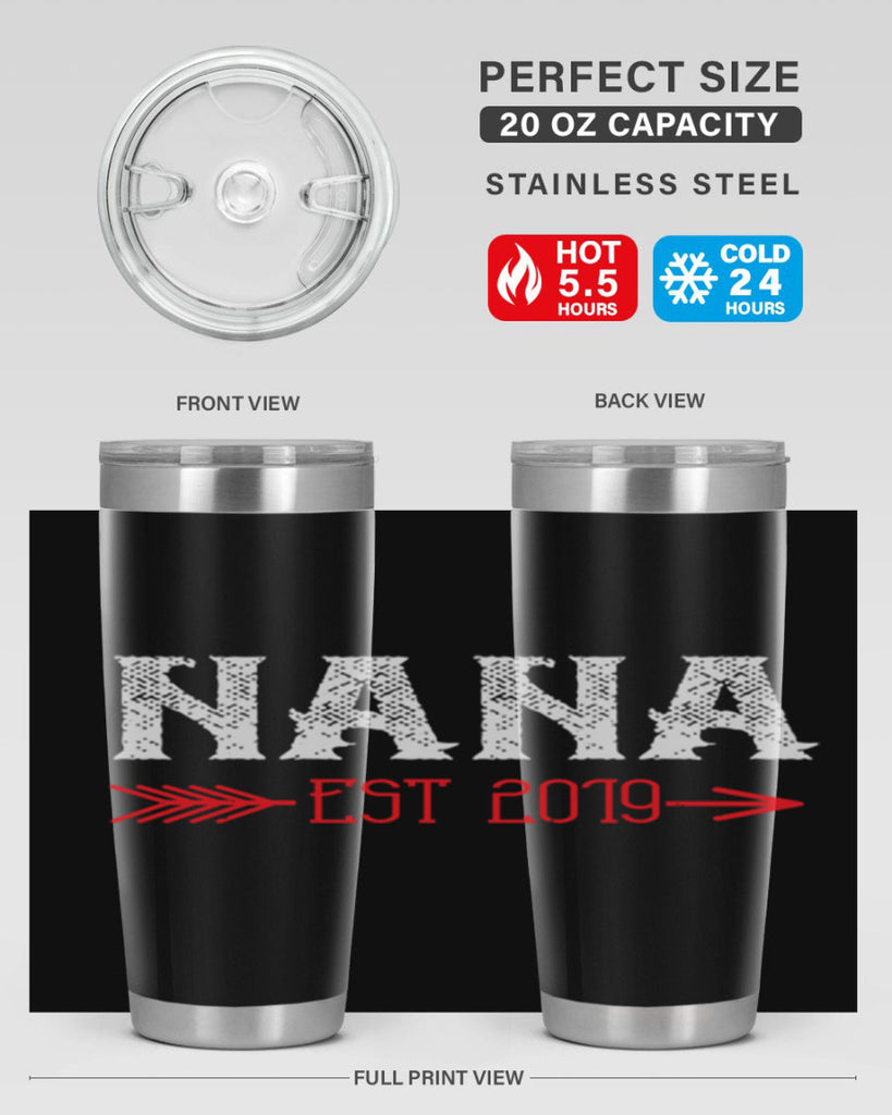 NANA Est 10#- grandma - nana- Tumbler