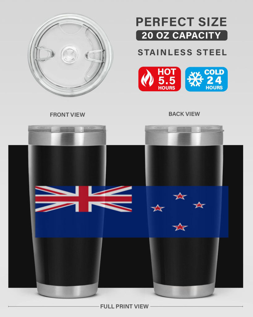 New Zealand 74#- world flags- Tumbler