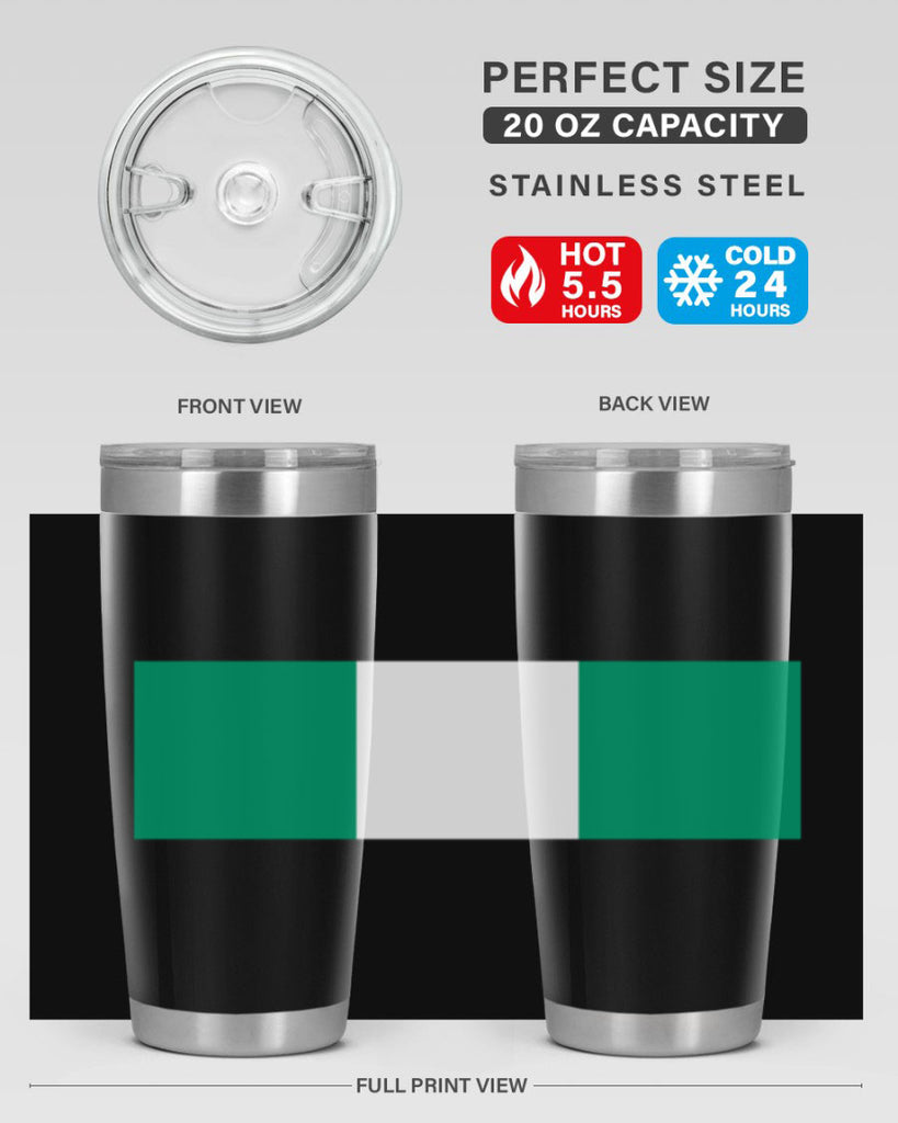 Nigeria 71#- world flags- Tumbler