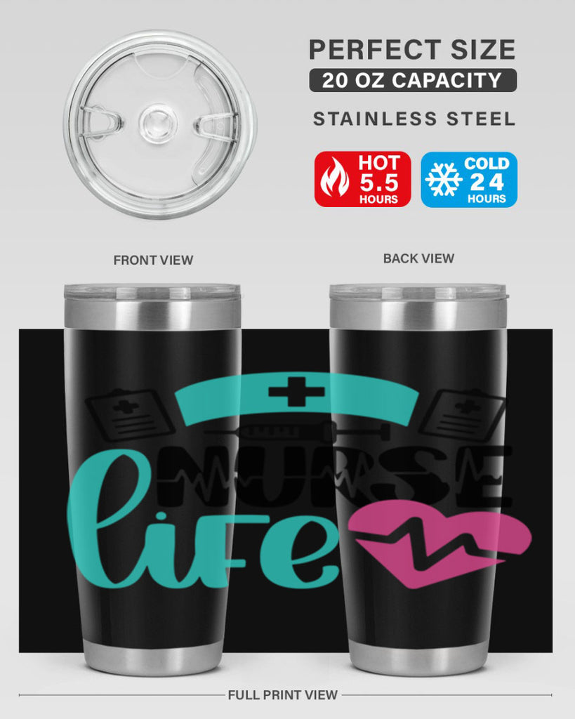 Nurse Life Style Style 106#- nurse- tumbler