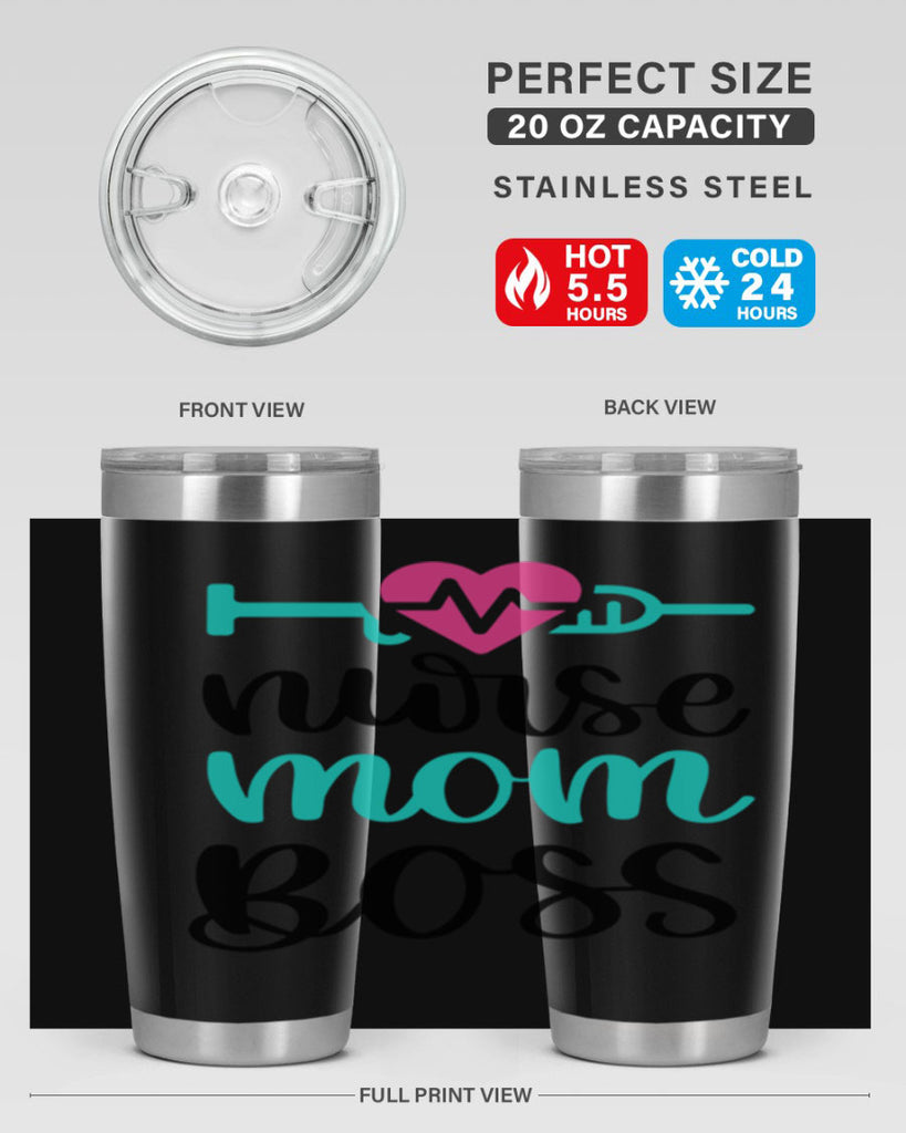 Nurse Mom Boss Style Style 101#- nurse- tumbler