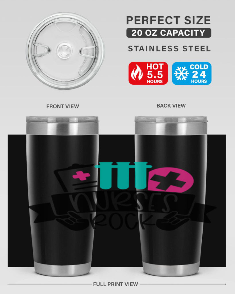 Nurses Rock Style Style 78#- nurse- tumbler