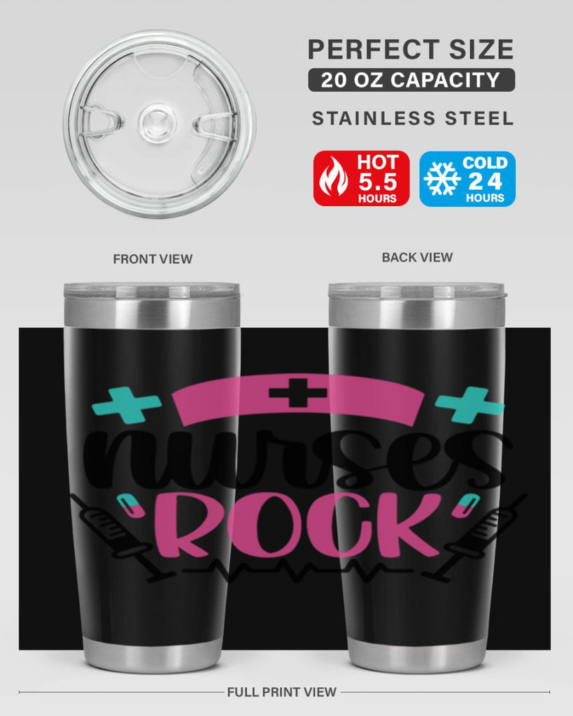 Nurses Rock Style Style 79#- nurse- tumbler