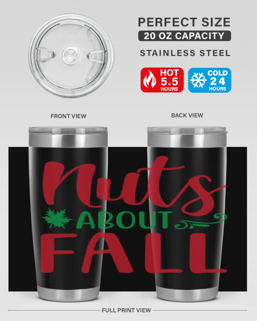 Nuts About Fall 443#- fall- Tumbler