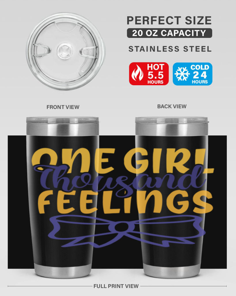 One Girl Thousand Feelings Style 208#- baby- tumbler