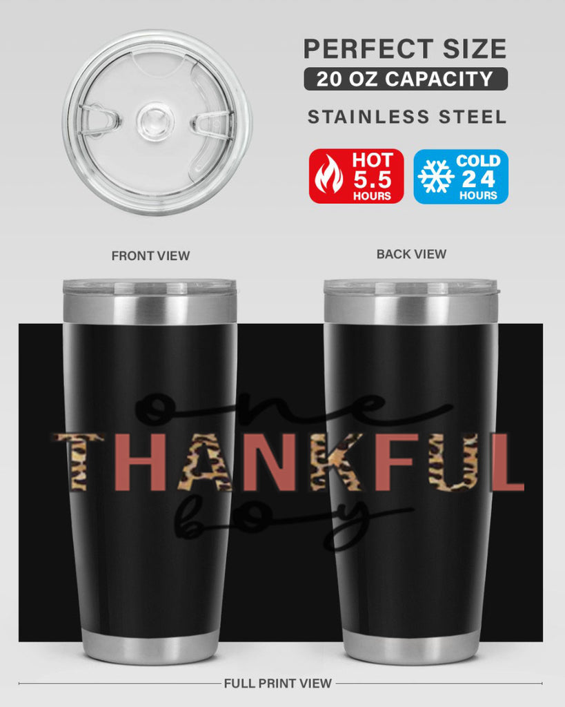 One thankful boy 462#- fall- Tumbler