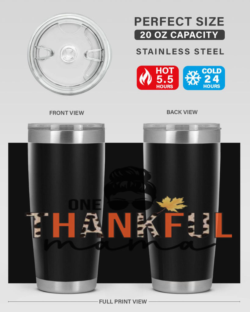 One thankful mama 463#- fall- Tumbler
